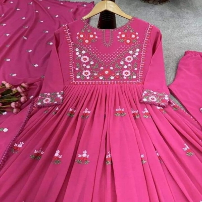 Picture of Georgette Embroidery Work Party Wear Party Dress For Women GR-05