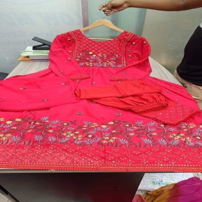 Picture of Georgette Embroidery Work Party Wear Party Dress For Women GR-06