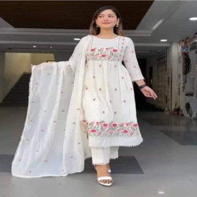 Picture of Georgette Embroidery Work Party Wear Party Dress For Women GR-07