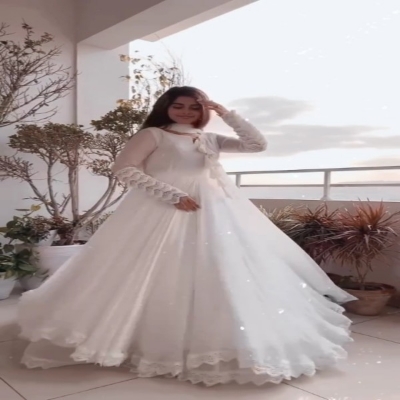 Picture of Georgette Embroidery Work Party Wear Party Dress For Women GR-15