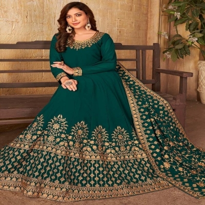 Picture of Georgette Embroidery Work Party Wear Party Dress For Women grm(1613)