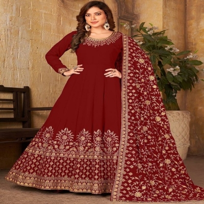 Picture of Georgette Embroidery Work Party Wear Party Dress For Women grm(1614)