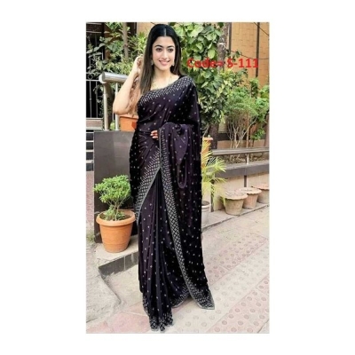 Picture of Indian Craft High Quality Embroidery Stylish Sharee ( SS-111)