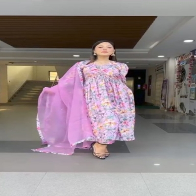 Picture of Cotton Printed Readymade Salwar Kameez Three Piece-code-bk-13