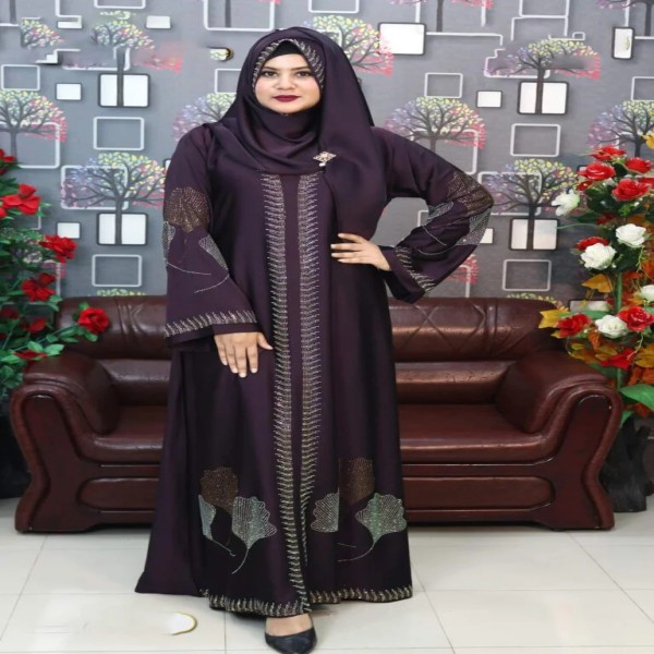 Picture of Borkha+Hijab Dubai Cherry Amazing Premium Quality B-5