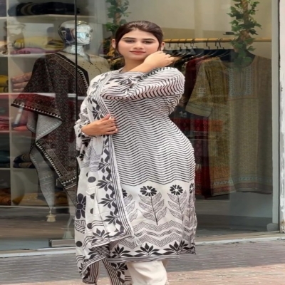 Picture of Cotton Printed Readymade Salwar Kameez Three Piece-code-tp-201