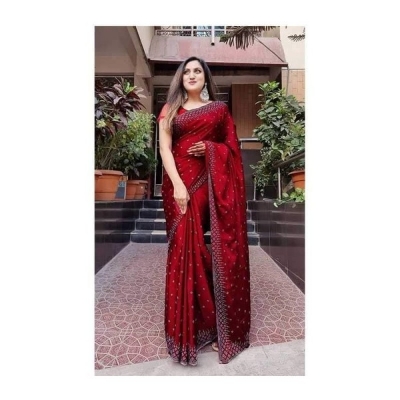 Picture of Georgette High Quality Embroidery Stylish Sharee ( SS-206 )