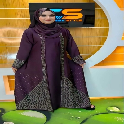 Picture of Borkha + Hijab Dubai Cherry Amazing Premium Qua...(B-26)