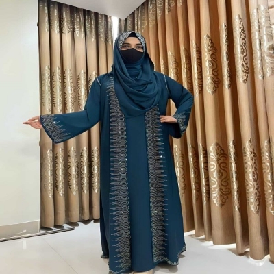 Picture of Shamuk Borka Borkha + Hijab Dubai Cherry Amazing Premium Qua...(B-31