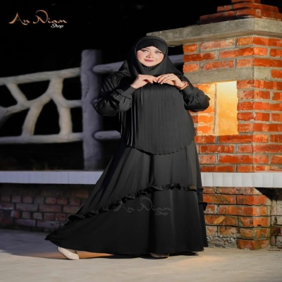 Picture of Shamuk Borka Borkha + Hijab Dubai Cherry Amazing Premium Qua...(B-40
