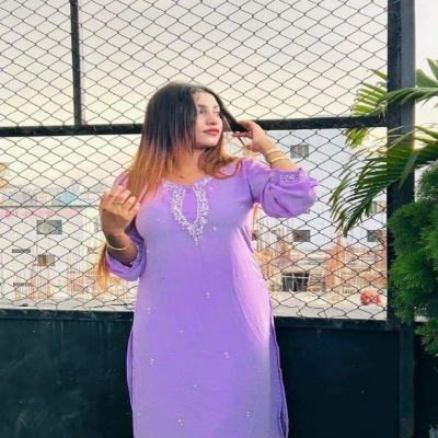 Picture of Embroidary and ston work silk top"s 2 peace  ku-24A