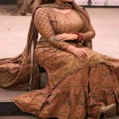 Picture of Embroidery And Puthi Work Salwar Kameez With Heavy Dollar Work Dupatta3(bk-21)