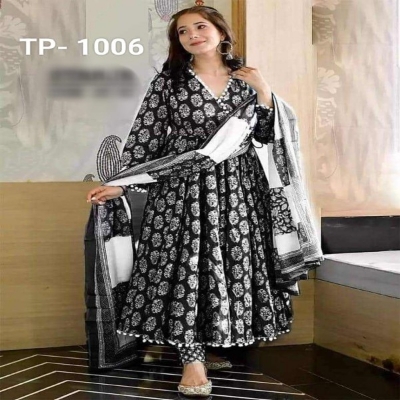 Picture of New Exclushive Collection High Qualitiey Cotton Printed Three Piece for women New Exclushive Collection High Qualitiey Cotton Printed Three Piece(TP-1036)