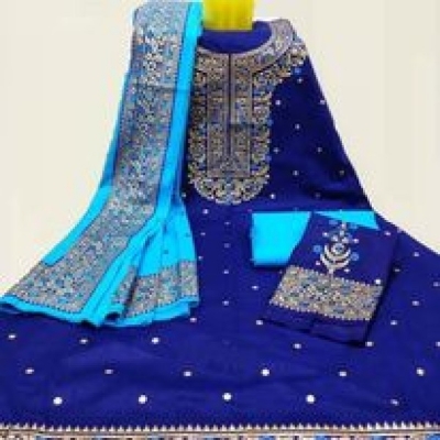 Picture of Unstitch Cotton Three Piece CT-09