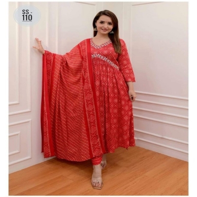 Picture of Cotton Printed Readymade Salwar Kameez Three Piece-code-tbk-1111