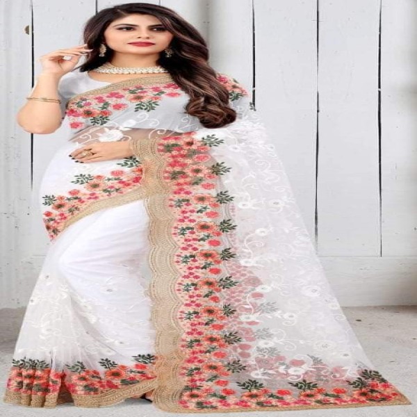 Picture of Indian Weightless Georgette Saree with Blouse piece(S-300)