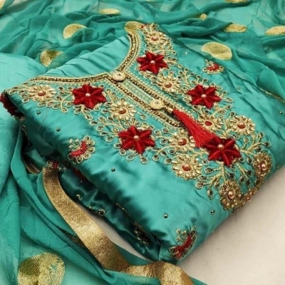 Picture of Georgette Embroidery Work Party Wear Party Dress For Women GM-14