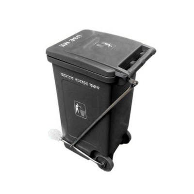 SD05  Wheel Dustbin Paddle - Black