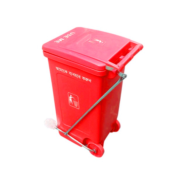SD05  Wheel Dustbin Paddle - RED