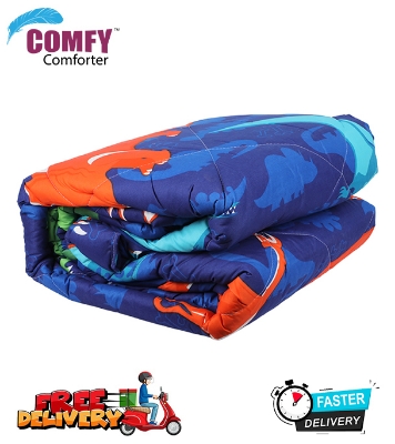 Picture of  Comfy Comforter Double 233cm x 208cm Q-207(Random Multi Color)