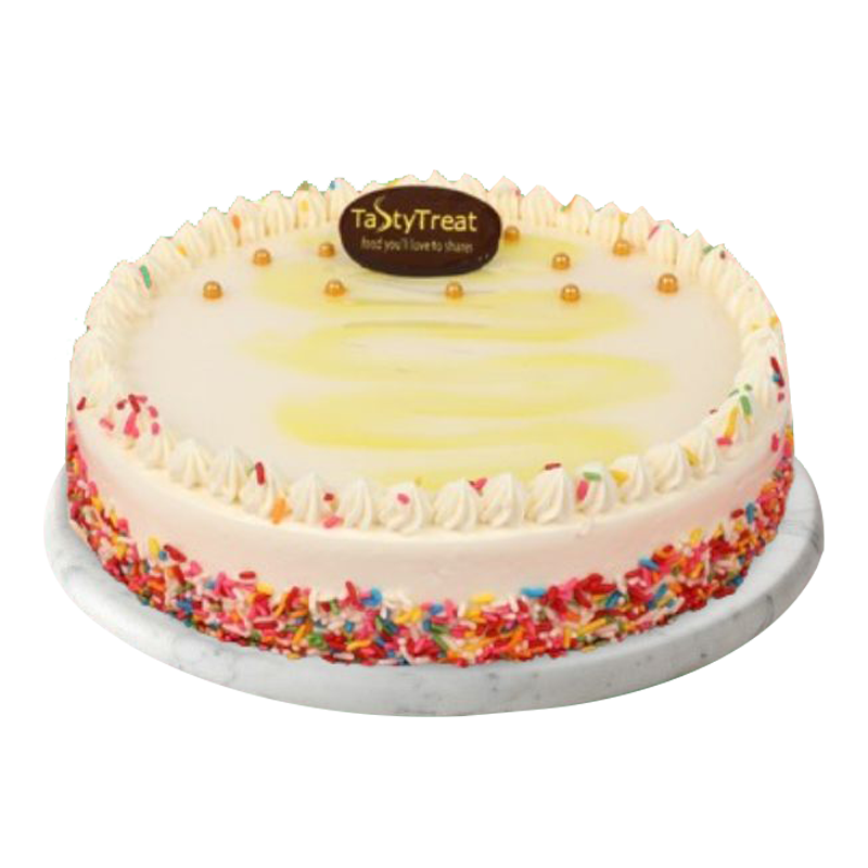 Picture of Premium Vanilla Heart Shaped Cake 500gm