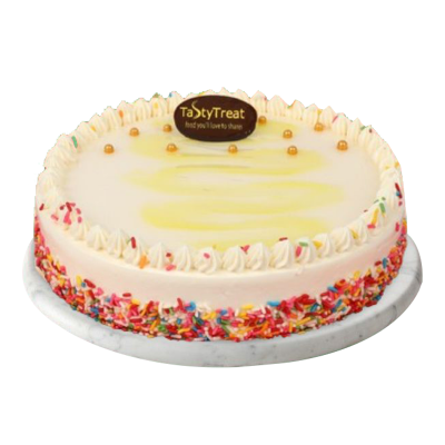 Picture of Premium Vanilla Heart Shaped Cake 500gm