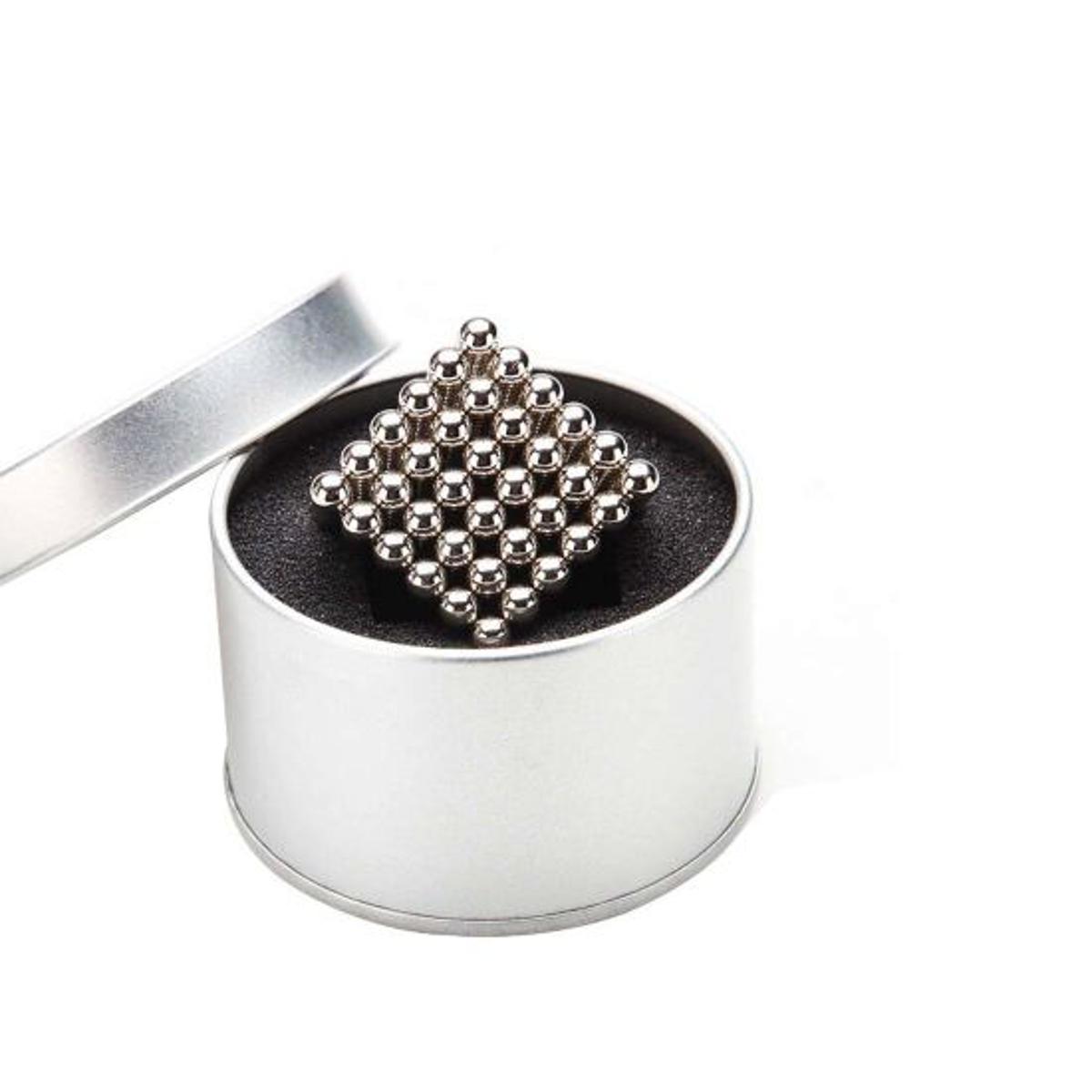 Buy Magnet Balls 5MM 6/6 Silver 216 Pieces Best Price in Bangladesh