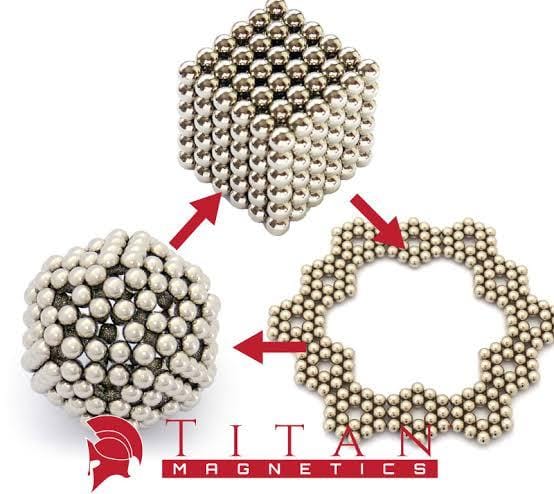 Buy Magnet Balls 5MM 6/6 Silver 216 Pieces Best Price in Bangladesh