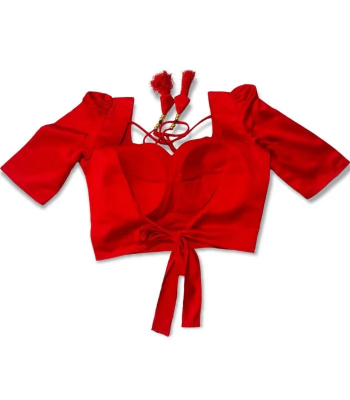 Picture of Princess cut half quarter blouse for women