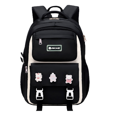 buy kids-backpack-children-school-bags-waterproof-primary-schoolbag-book-bag-black at best price in Bangladesh
