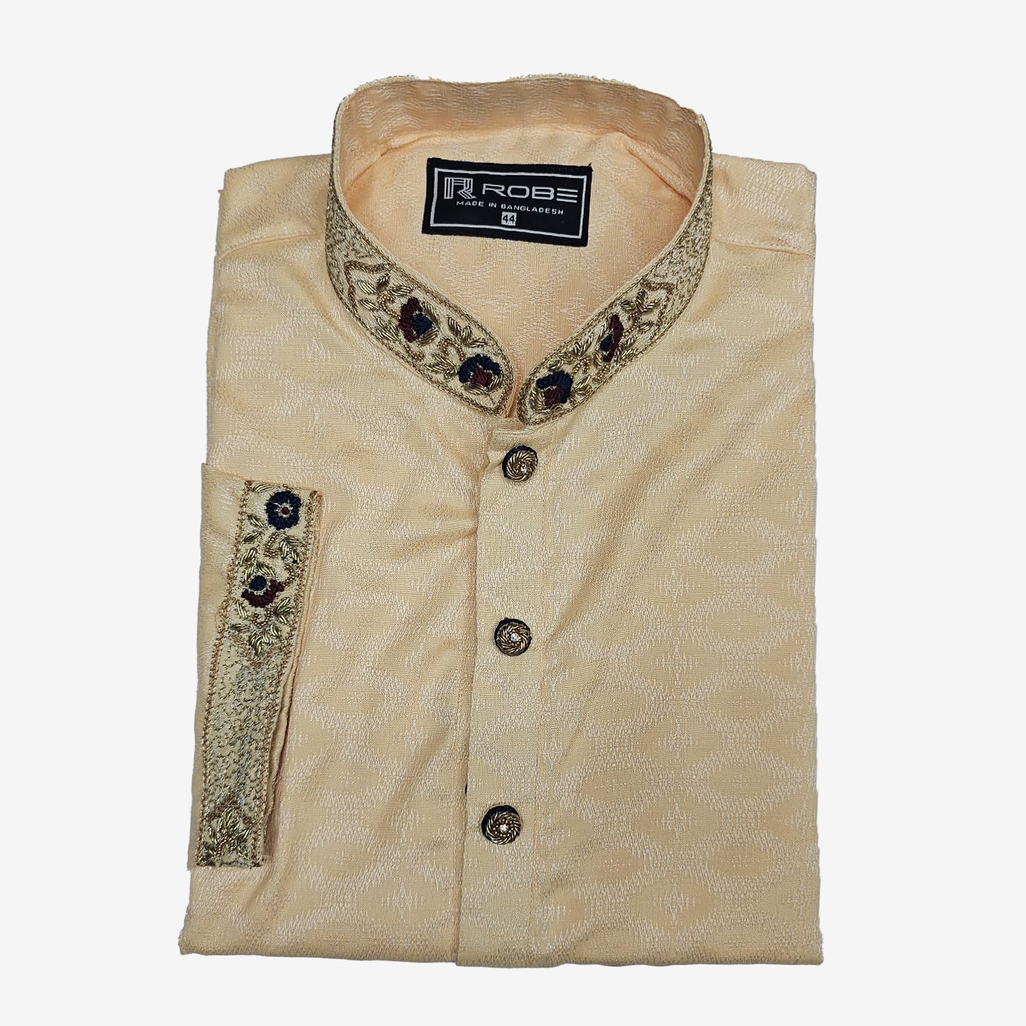 Buy  Indian Cotton Gorgeous Karchupi Panjabi at Best Price In Bangladesh