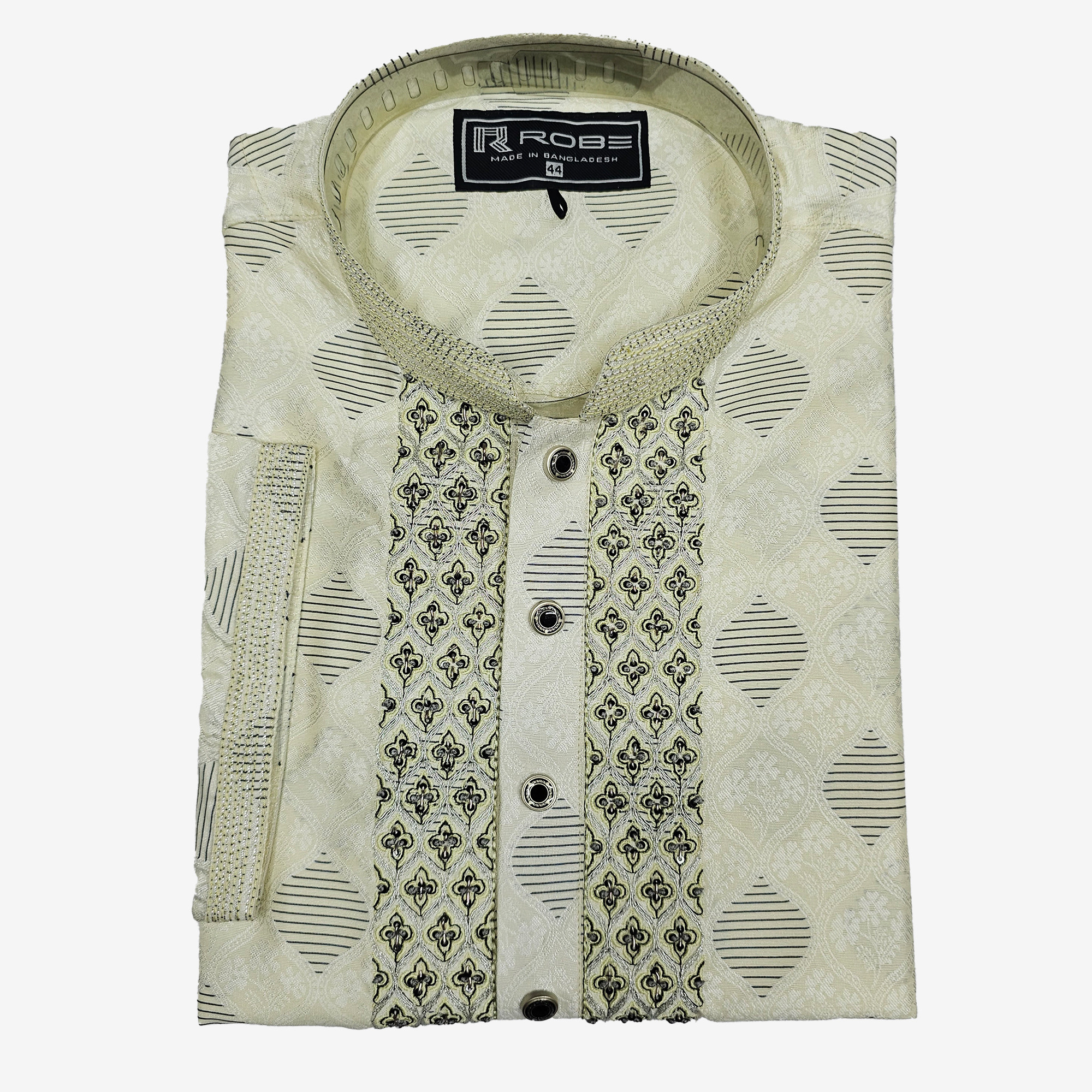 Buy  Indian Cotton Gorgeous Karchupi Panjabi at Best Price In Bangladesh