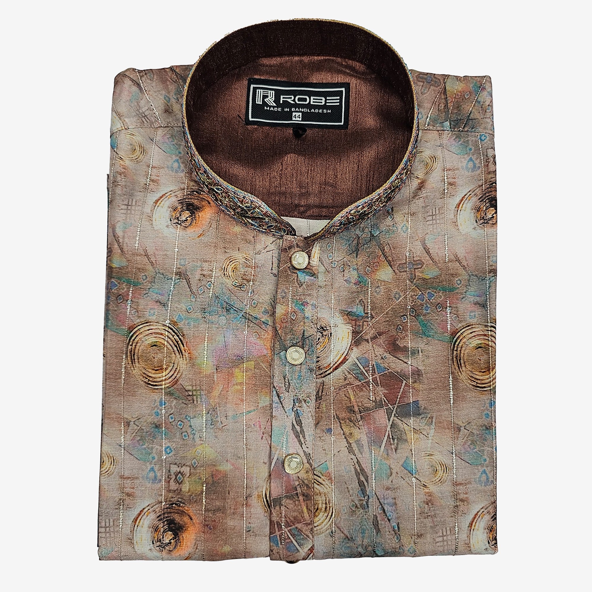 Buy  Indian Cotton Gorgeous Karchupi Panjabi at Best Price In Bangladesh