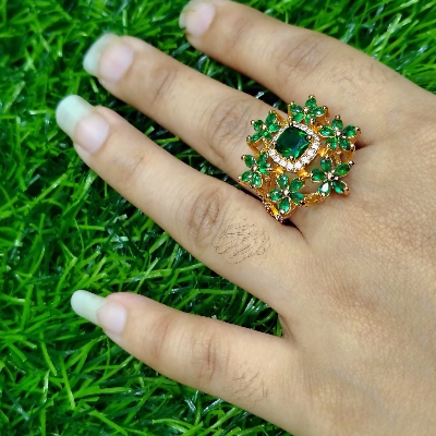 Buy Emerald Blossom Luxury Ring at Best Prices in Bangladesh