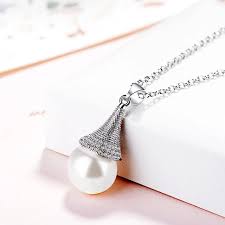 Buy Elegant Teardrop Pearl Pendant Necklace for Women at Best Prices in Bangladesh