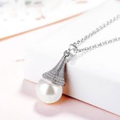 Buy Elegant Teardrop Pearl Pendant Necklace for Women at Best Prices in Bangladesh