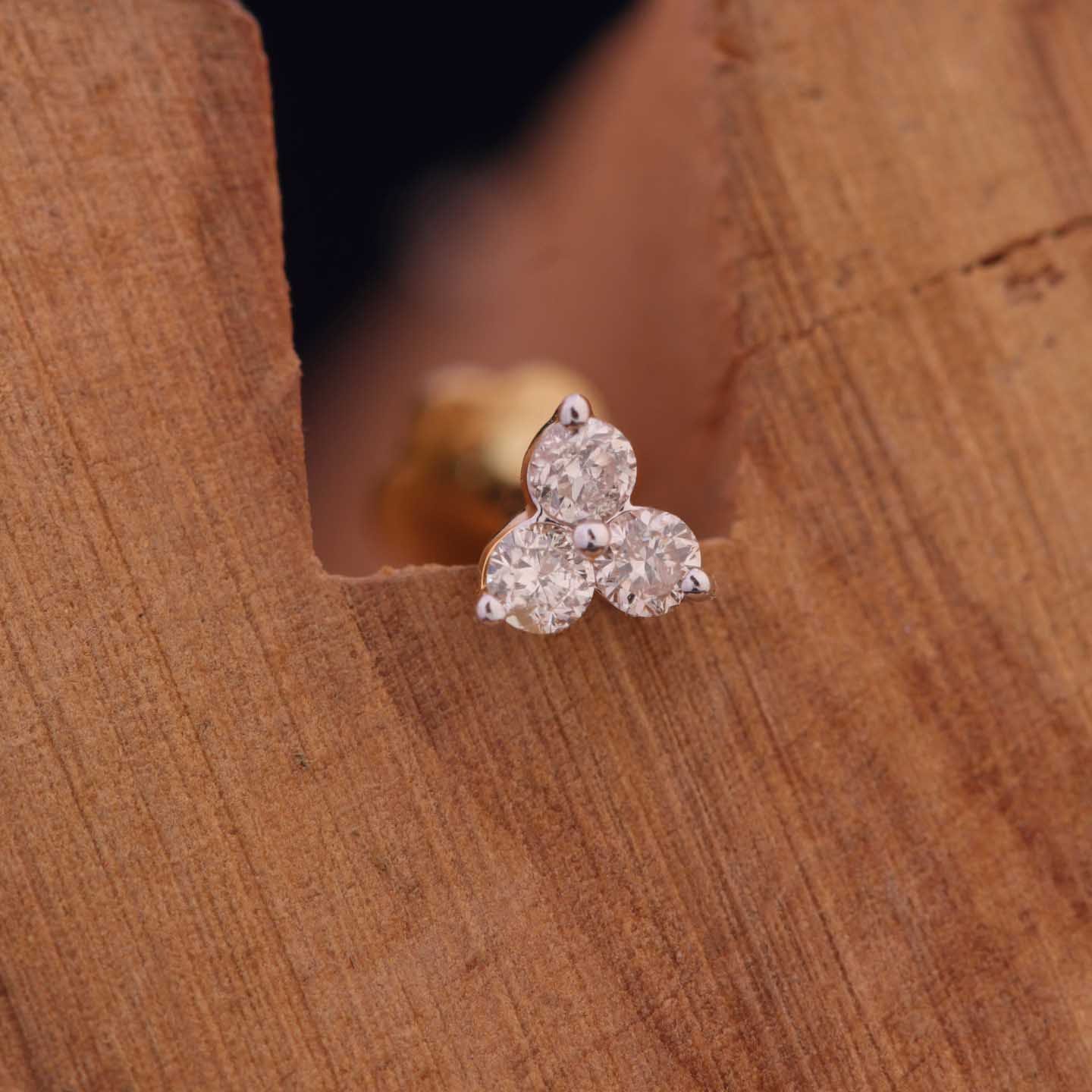 Buy Classic 3 Stone Nosepin at Best Prices in Bangladesh