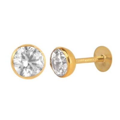 Buy Elegant Gold Plated Crystal Nose Pin at Best Prices in Bangladesh
