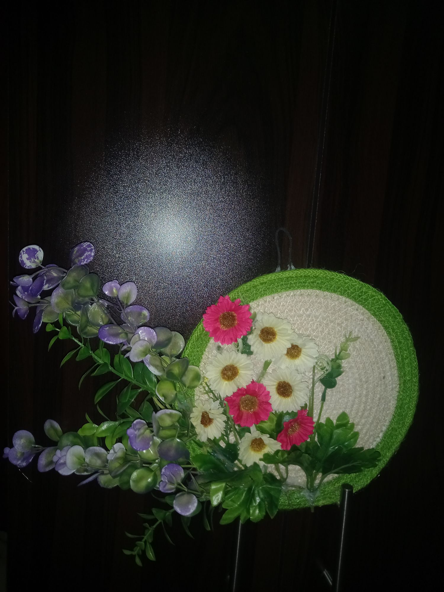 Buy   Artifical Flower Wall Handing With Unique Flower, Grass , Creeper, Trendy model for wall decoration     at Best Prices in Bangladesh