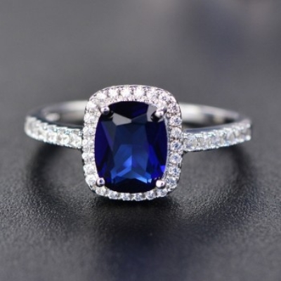 Buy Royal Blue Sapphire Crystal Ring at Best Prices in Bangladesh