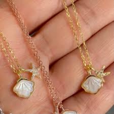 Buy Pearl Shell Starfish Pendant Necklace at Best Prices in Bangladesh