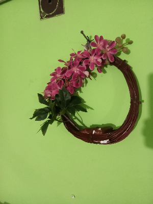 Buy    Artifical Flower Unique Orchid With Ring For Wall Decoration,Room Decor,Home Decor item    at Best Prices in Bangladesh