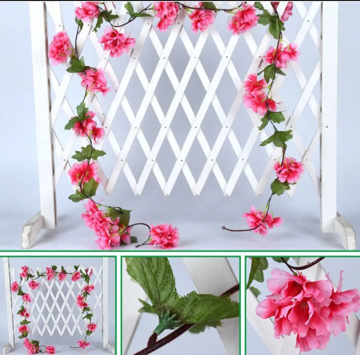 Buy  Artifical Flower Pink Lota 7.5 feet long Best design For wall decoration  at Best Prices in Bangladesh