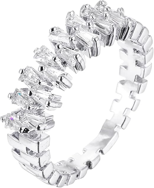 Buy Double Rows Diamond Rings for Women at Best Prices in Bangladesh