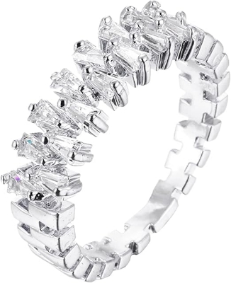 Buy Double Rows Diamond Rings for Women at Best Prices in Bangladesh