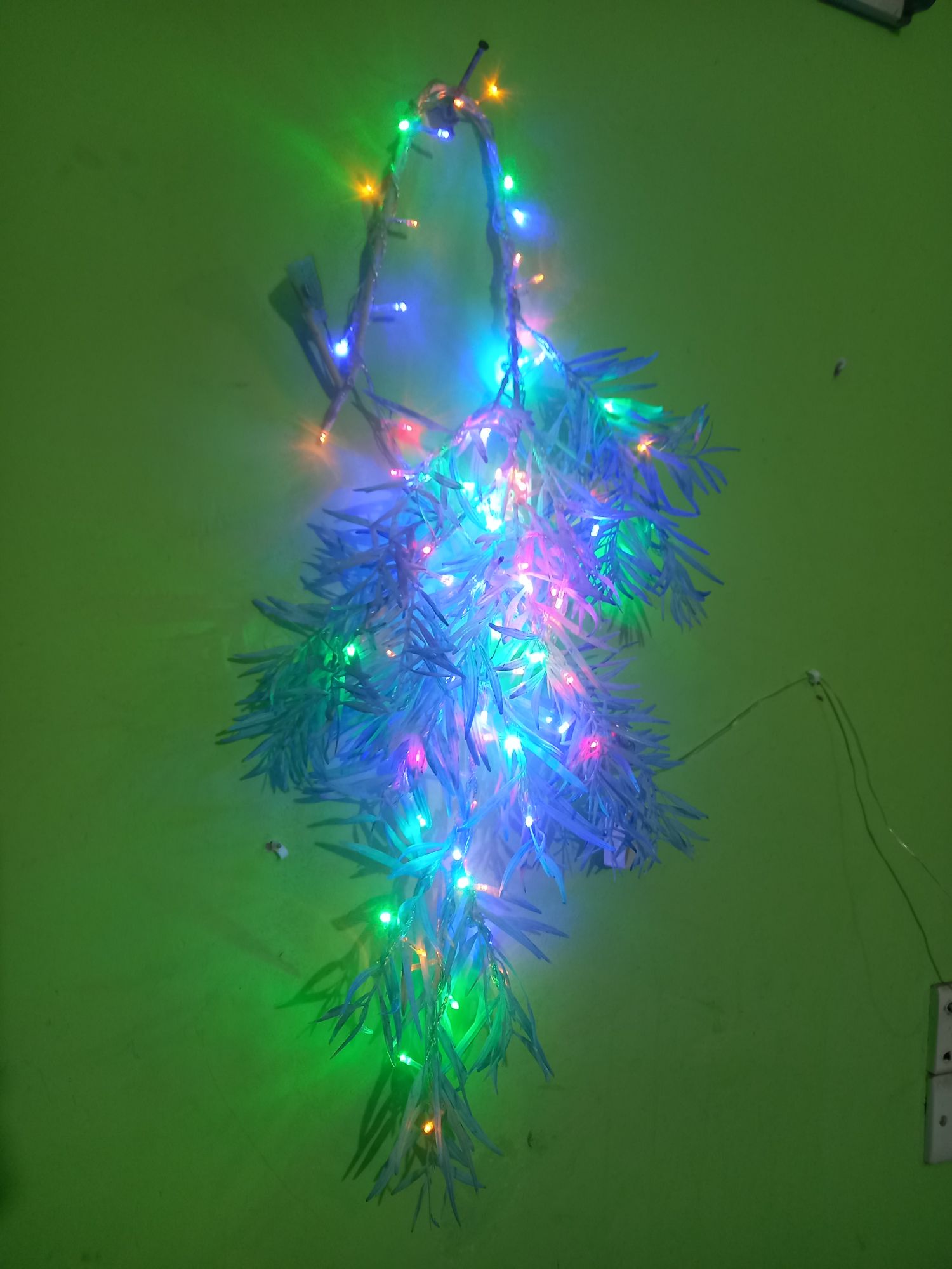 Buy    Artifical Flower Lota with Fairy light Multicoloure Changes at Best Prices in Bangladesh