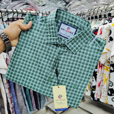 Buy Pure Cotton Full Sleeve Check Shirt for Men's Online at Best Price in Bangladesh