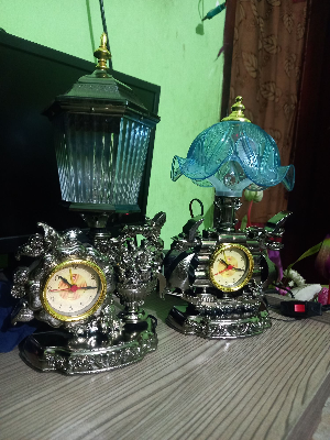 Buy   Table Lamp With Clock 1 pieces And Showpieces Look Multi- Purpose Uses Unique and Traditional Look   at Best Prices in Bangladesh