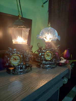 Buy   Table Lamp With Clock 1 pieces And Showpieces Look Multi- Purpose Uses Unique and Traditional Look   at Best Prices in Bangladesh