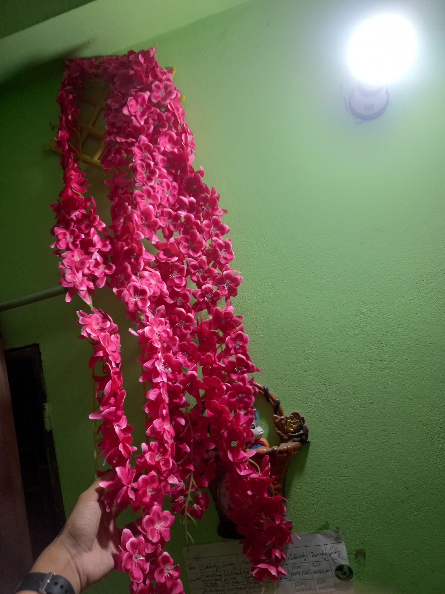 Buy  Artifical Flower 7 Feet long Lota with Hanger Free For Trendy and Unique Decoration  at Best Prices in Bangladesh